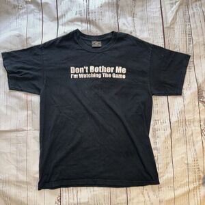 Steve & Barry's Sportswear Graphic T Shirt Black "Don't Bother Me" Size L